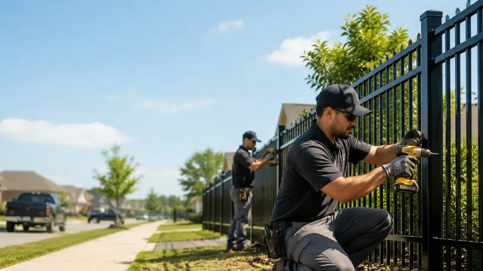 Metal Fence Installation in Hope, AR
